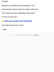 Email Inspiration from Carbinox