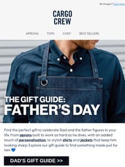 Email Inspiration from Cargo Crew