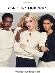 Email Inspiration from Carolina Herrera