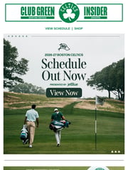 Email Inspiration from Celtics Club Green Insider