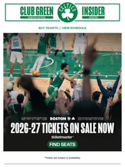 Email Inspiration from Celtics Club Green Insider