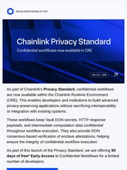 Email Inspiration from Chainlink