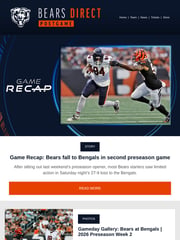 Email Inspiration from Chicago Bears