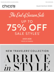 Email Inspiration from Chico’s