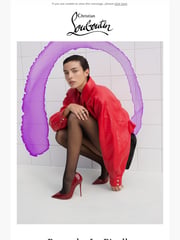 Email Inspiration from Christian Louboutin