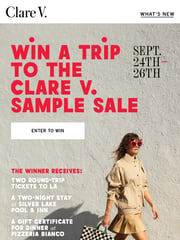 Email Inspiration from Clare V.