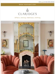 Email Inspiration from Claridge's