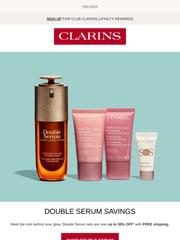 Email Inspiration from Clarins