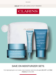 Email Inspiration from Clarins End of Summer Sale