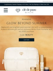 Email Inspiration from Clé de Peau Beauté