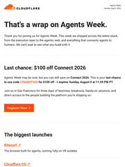 Email Inspiration from Cloudflare