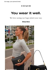 Email Inspiration from Coach