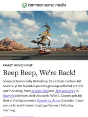 Email Inspiration from Common Sense Media