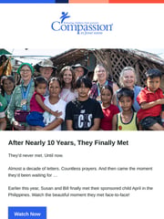Email Inspiration from Compassion International