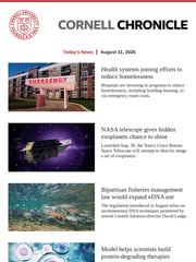 Email Inspiration from Cornell Chronicle