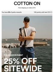 Email Inspiration from Cotton On