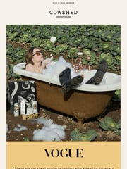 Email Inspiration from Cowshed