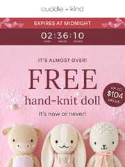 Email Inspiration from cuddle+kind
