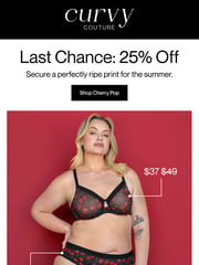Email Inspiration from Curvy Couture