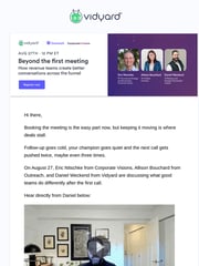 Email Inspiration from Daniel Weckend @Vidyard