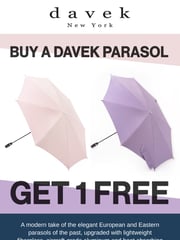 Email Inspiration from Davek Umbrellas