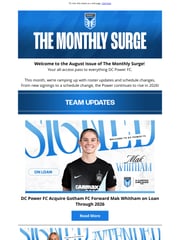 Email Inspiration from DC Power FC