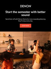 Email Inspiration from Denon