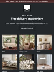 Email Inspiration from Design Within Reach