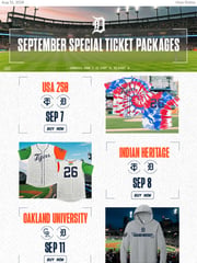 Email Inspiration from Detroit Tigers