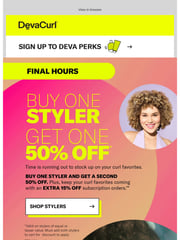 Email Inspiration from DevaCurl