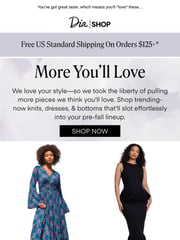 Email Inspiration from Dia | Shop