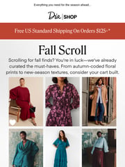 Email Inspiration from Dia | Shop