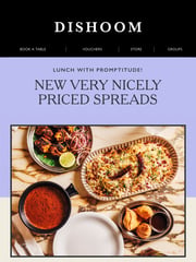 Email Inspiration from Dishoom