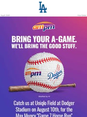 Email Inspiration from dodgers.com Partners