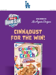 Email Inspiration from dodgers.com Partners