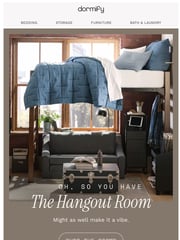 Email Inspiration from Dormify