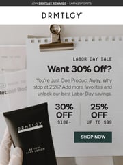 Email Inspiration from DRMTLGY