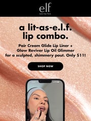 Email Inspiration from e.l.f. Cosmetics