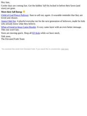 Email Inspiration from EF Kids
