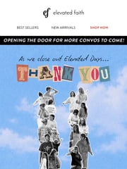 Email Inspiration from Elevated Faith