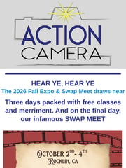 Email Inspiration from Ellie the Action Camera Jester