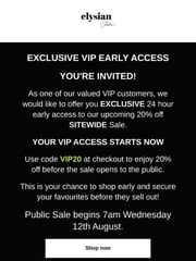 Email Inspiration from Elysian Collective
