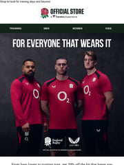 Email Inspiration from England Rugby Store