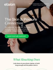 Email Inspiration from Etalon Posture