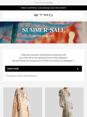 Email Inspiration from ETRO