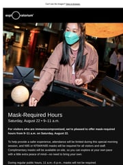 Email Inspiration from Exploratorium Newsletter