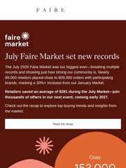 Email Inspiration from Faire
