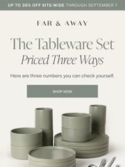 Email Inspiration from Far & Away