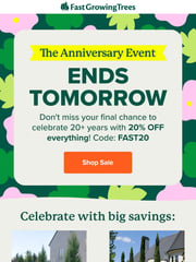 Email Inspiration from Fast-Growing-Trees.com