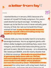 Email Inspiration from Fay @ bonbuz